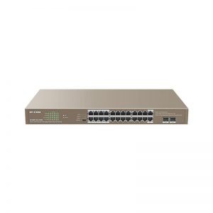 IP-COM G1126P-24-410W 24 PORT GIGABIT + 2X1GB SFP UPLINK RACKMOUNT 370W POE SWITCH